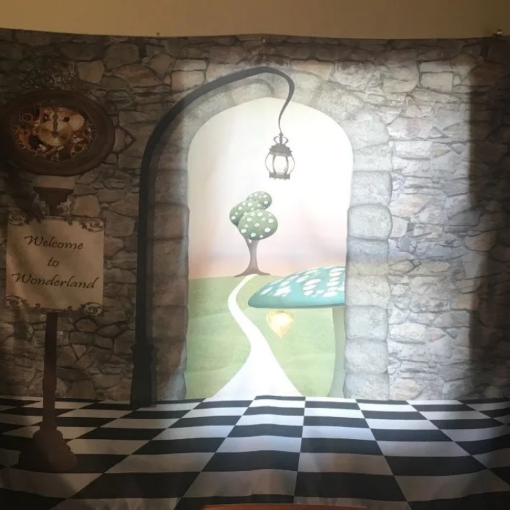 Alice in wonderland birthday props